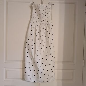 H&M White Dress with Polkadot